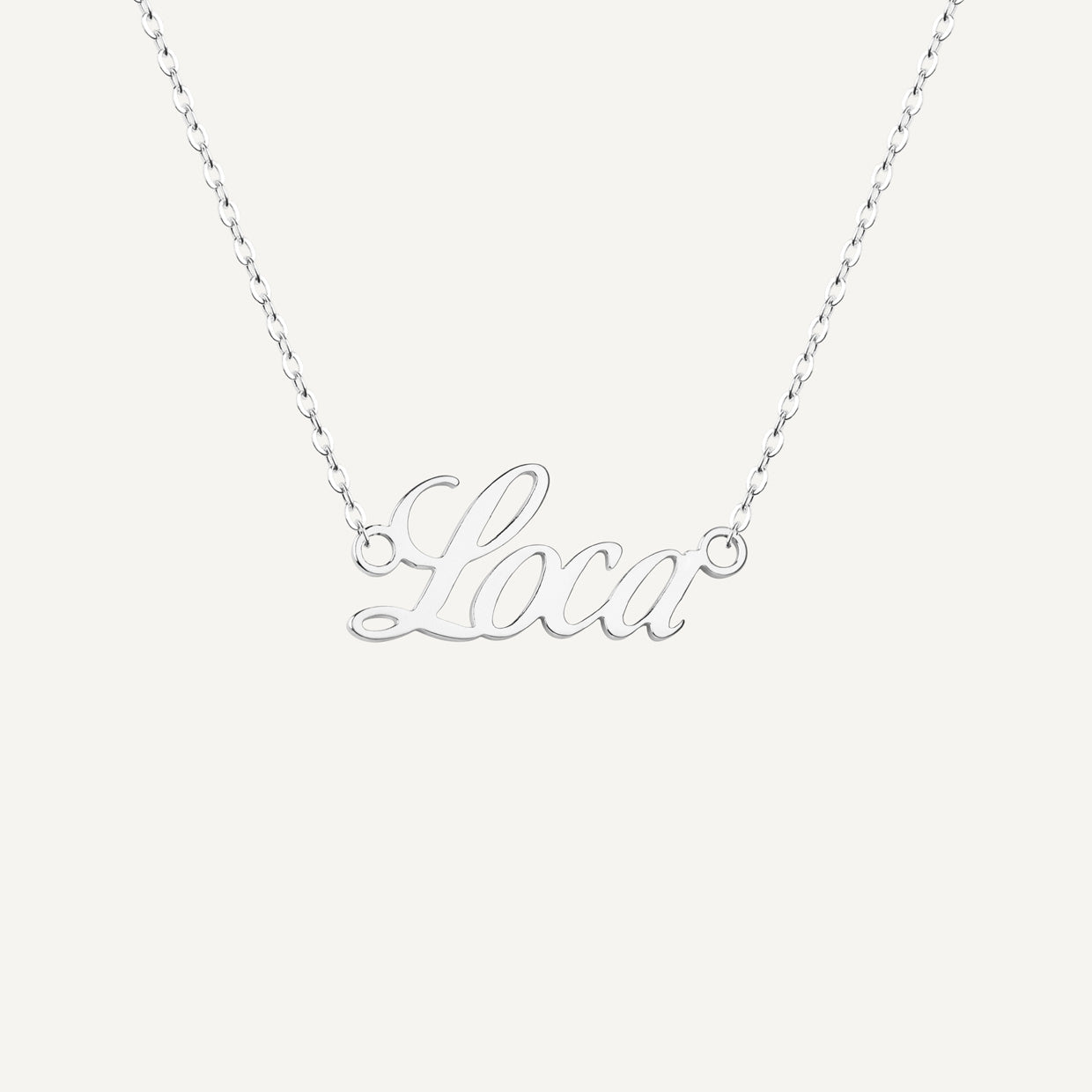 Collar Loca Silver