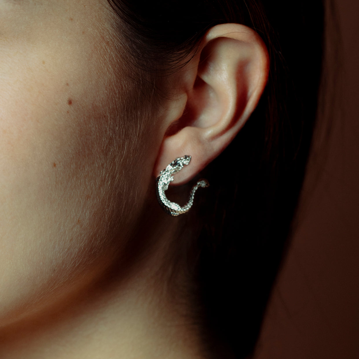 Pendientes Dragon Silver