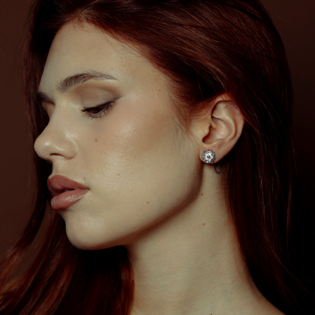 Earrings Daisy Silver