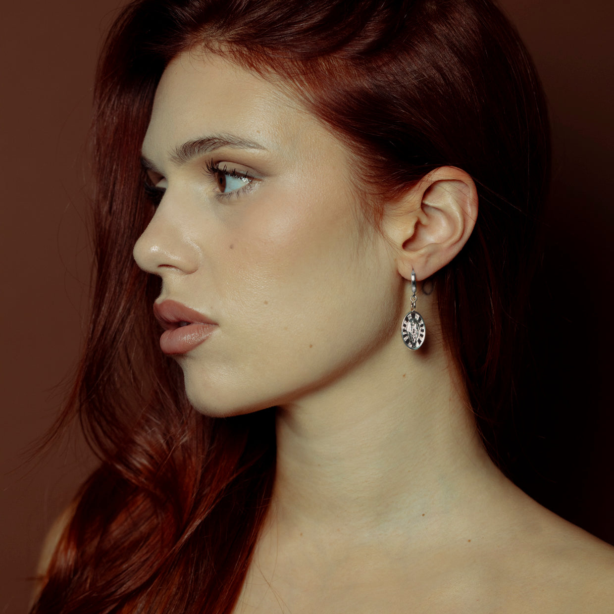 Pendientes Holy V Silver