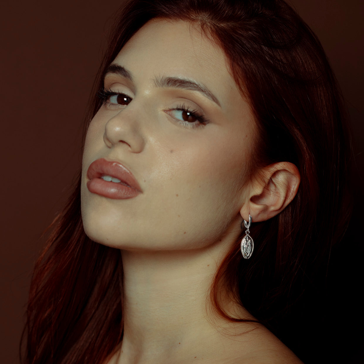 Pendientes V Bold Silver