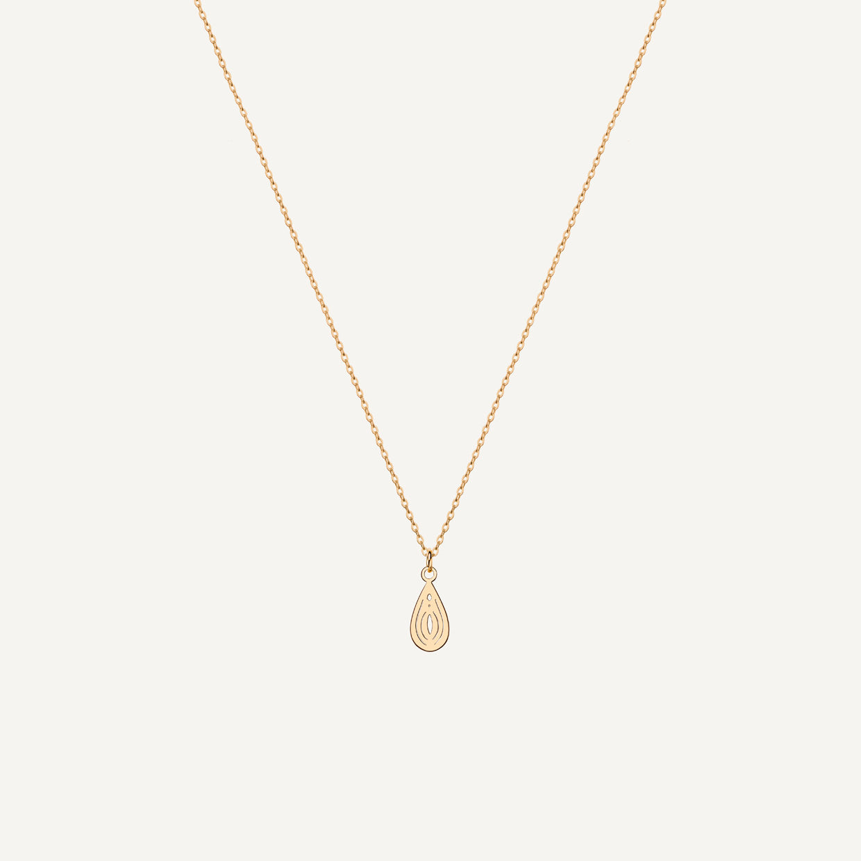 Collar Charm V Gold