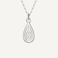 Necklace Charm V Silver