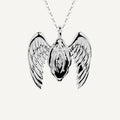 Necklace Free V Silver
