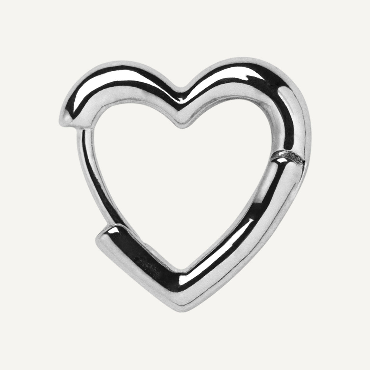 Earrings Heart Silver