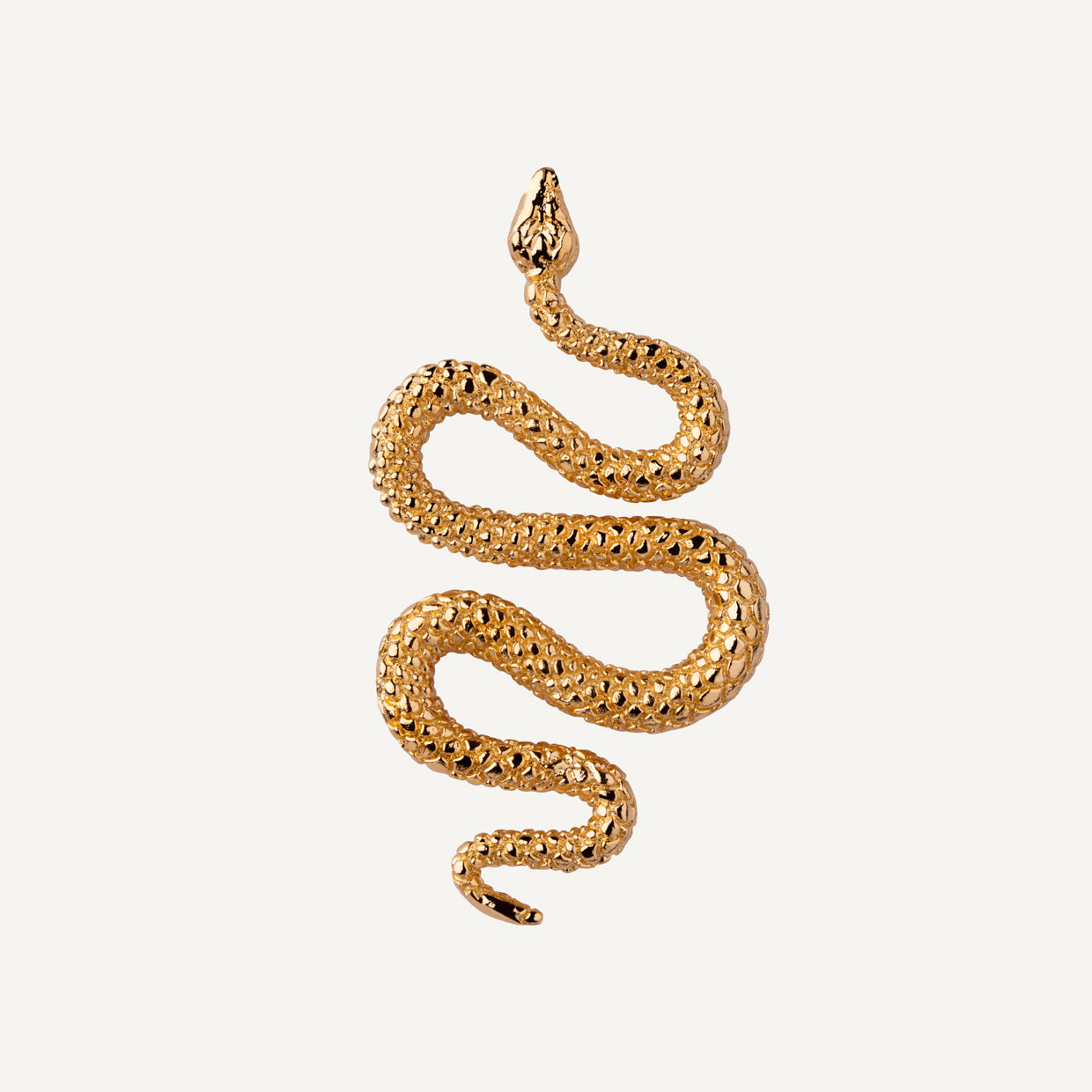 Pendientes Snake Gold