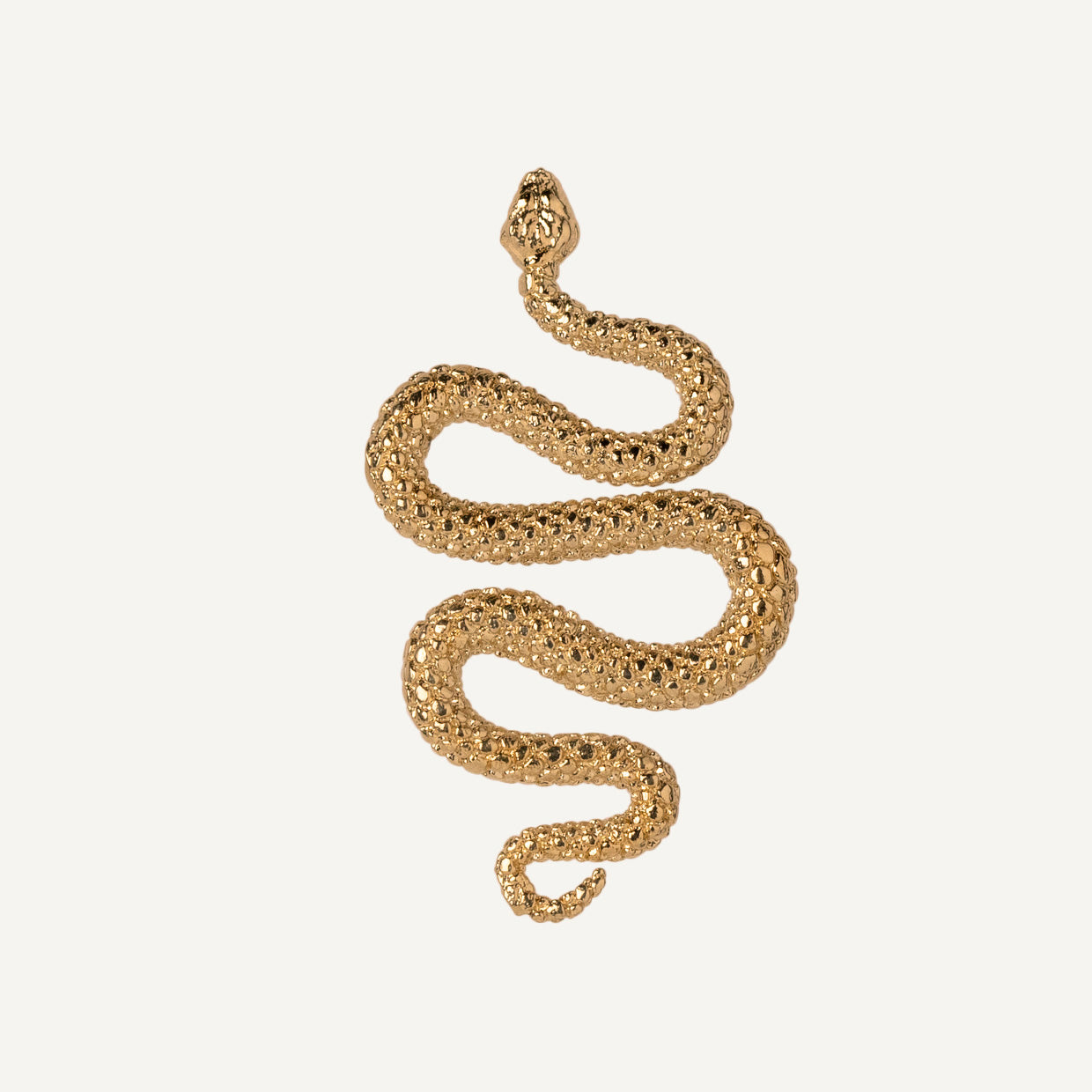 Pendientes Snake Gold