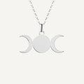 Collar Triple Diosa Silver