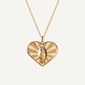 Collar Heart of V Gold
